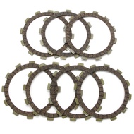 Motorcycle Clutch Friction Disc Plate Kit For Suzuki RGV250 M/N/P/R/S GSX400 ET/EX/EZ TX/LX GS450 ET