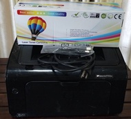 ปริ้นเตอร์ มือสอง HP LaserJet P 1102W พร้อมใช้ หมึกใหม่ สายไฟ สาย USB