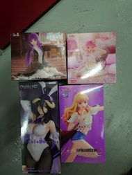 景品 figure 4盒 overlord,marcross, To Love,葬送的芙莉蓮