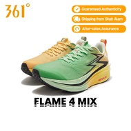 361Degrees Flame 4 Mix New color  Professional Carbon PlateRunning Shoes Breathable Heat-dissipating