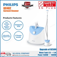 Philips Easy Touch Garment Steamer - GC362/ GC482/ GC486/GC523 - Singapore Plug &amp; 2 Years Singapore Warranty