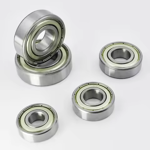 2pcs Bearing 6200 6201 6202 6203 6204 6205 2Z ZZ 6200ZZ 6201ZZ 6202ZZ 6205ZZ Chrome Steel Deep Groov