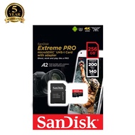Thẻ Nhớ MicroSDXC SanDisk Extreme Pro V30 U3 4K A2 256GB R200MB/s W140MB/s (Đen đỏ) Nhat Tin Authori