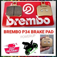 BRAKE PAD P34 2POT CALIPER BRAKE PAD LINING