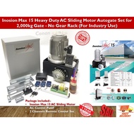 Inosion Max 15 Heavy Duty AC Sliding Motor Autogate Set for 2,000kg Gate - No Gear Rack (For Industr