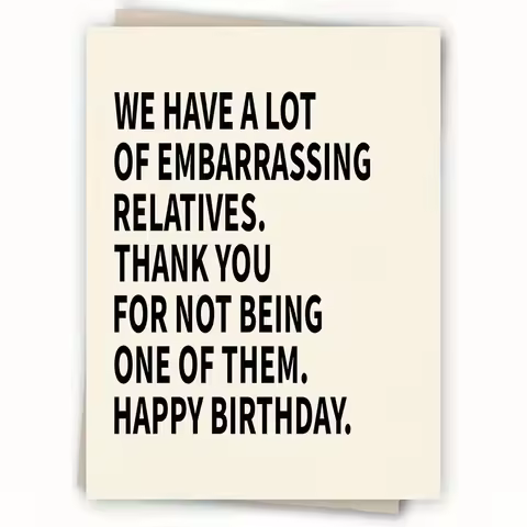 1pc, Happy Birthday Card,16th, 21st, 40th, 50th, 60th Birthday Gift for Women and Men - Perfect Gift