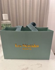 Les Néréides 品牌經典湖水綠紙袋 全新無瑕疵 附品牌貼紙 #23畢業出清