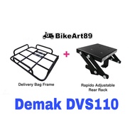 Rapido Tapak Monorack Demak DVS110 Shopee Food Delivery Bag Bracket Base Transformer Accessories Mot