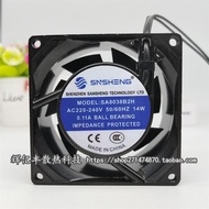 SNSHENG SA8038B2H AC220-240V 14W 0.11A Cabinet Silent Fan Fan