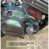 Hose 2T RXZ transparent silicone / Hose 2T Besar RXZ Clear / Hose 2T Transparent RXZ / Hose 2T Clear