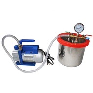 Hot Closed Loop Extractor 3CFM Vacuum Pump and 2 Gallons Vacuum Chamber