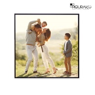 Photo Frame Set + Photo Print 20x20 Cm - Black