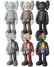 Image.台中逢甲店 KAWS Passing Through Black/Brown/Grey Set