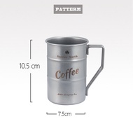 Cawan keluli tahan karat 304 gaya vintage untuk berkhemah, cawan kopi luar rumah, cawan air, cawan Y