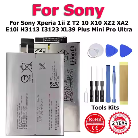 SNYSV24 SNYSK84 LIP1668ERPC SNYSU54 Battery For Sony Xperia 1ii Z T2 10 X10 XZ2 XA2 E10i H3113 I3123