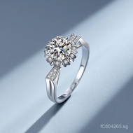 Ring Passer D Moissanite Carat1Crown Kitten Factory Simulation S925Direct Sale Diamond Ring Pen for 