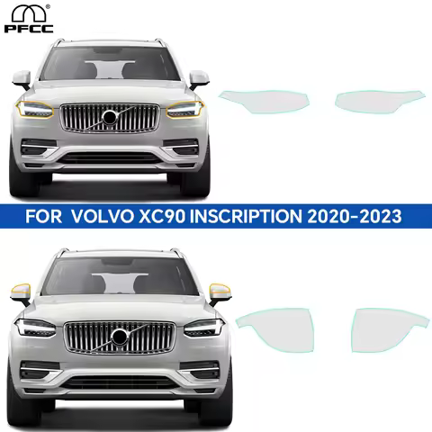 For Volvo XC90 INSCRIPTION 2020-2023 T5 T6 B5 B6 Headlight Rearview Film Car Transparent Pre Cut PPF