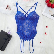 Seductive Ababoon lace one-piece pajamas set exported to the UK, color number 02
