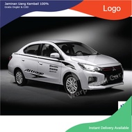 [ HOT ] beautiful, sporty Attrage car sticker - Attrage decal [NO COLOR FADE]