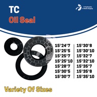 NBR TC OIL SEAL 15 (ID) OIL SEAL NBR TC (TC 15X30X8/15X30X7/15X30X10/15X30X5/15X35/8/15X35X10/15X35X