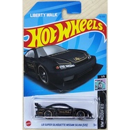 Hot Wheels LBWK Liberty Walk Super Silhouette Nissan Silvia (S15) Black