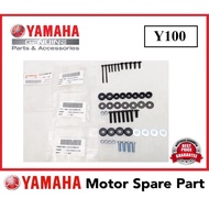 YAMAHA Y100 FULL BODY SCREW SET SKRU HANDLE COVER SET SHOOT SHOT SUIT COVERSET LEGSHIELD LEG SHIELD 