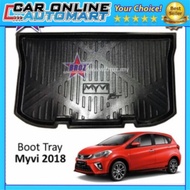 ABS Car Boot Tray Luggage Cargo Trunk Tray FOR Perodua Myvi 2018