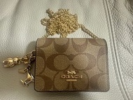 Coach wallet on chain 小廢包 card holder