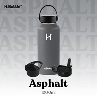 H2 Bottle Vacuum Insulated Water Bottle 1 Liter - Asphalt