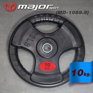 Goldmare Dumbbell Plate Rubber Weight 10 kg./22LB 1.2 Inch Hole (1 Point Type) Model MD-1189.9-10