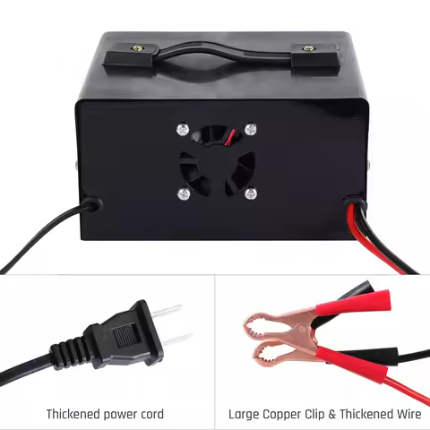 400A Battery High Power Fast Charger Car Battery Charger Five-Stage Full Automatic Car Battery Charg