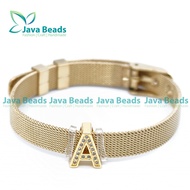 Titanium Gold Letter Bracelet Letter Bracelet