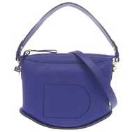 Delvaux Pan Swing 藍色皮革兩用手提包/單肩包 藍色 1361 [二手] DELVAUX