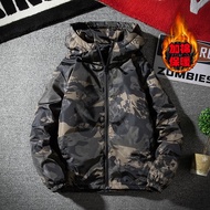 Cotton-Padded Jacket Men's New Autumn and Winter Camouflage Two Cotton Cotton Coat Korean Trendy Han