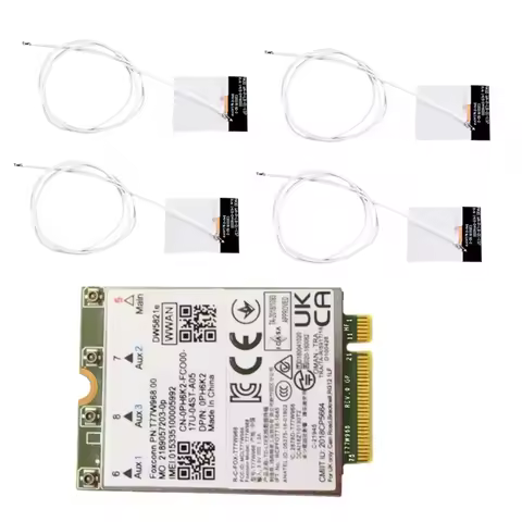 Ingenious-T77W968 DW5821E X20 4G LTE Module Cat16 Gigabit 4G Wireless Card For Dell Latitude 5420 54