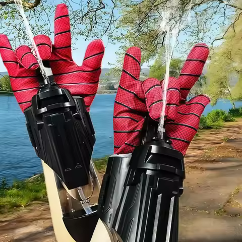 Ml Legends Fully Automatic Peripheral Spiderman Web Shooters Spider Silk Launcher Rope Device Props 