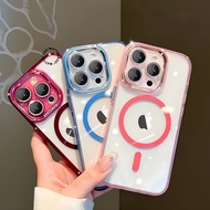 HP EASON Claer Magsafe Case Luxury With Lens Protector - Hardcase/Casing Compatiblehp For iphone 11 