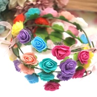 SPONGE FLOWER CROWN FLOWER CROWN/ FLOWER HEADBAND HEAD DECORATION/ COLORFUL FLOWER CROWN/ BRIDAL CRO