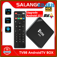 TV98 S905 Android TV Box Big HDR Set Top OS 4K WiFi Android12 Smart Sticks Android HD TV Box Stick Portable Media Player