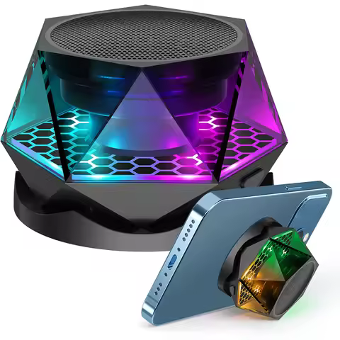 G300 Bluetooth Audio Small Steel Cannon Mini Portable Outdoor Speaker Creative Magnetic RGB Cool Lig