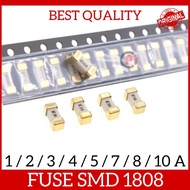 Fuse Fuse SMD Type 1808 Current 1 2 3 4 5 7 8 10 Amperea