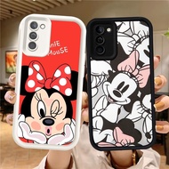 Z-40 Mickey Minnie Mouse White Black Case Casing for Samsung Galaxy F02S A03 A02S M02S A03S Case