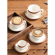 Coffee Latte & Espresso Cup Set 75ml / 220ml / 300ml - Granite Beige