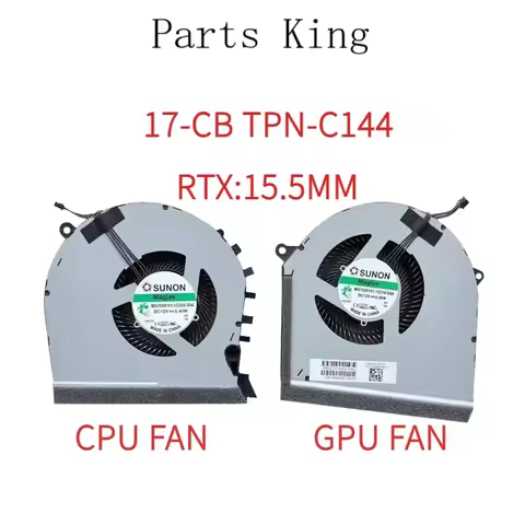 NEW CPU & GPU cooling Fan For HP OMEN 17-CB TPN-C144 17-CB0066TX L62866 L62864 L57367-001 MG75151V1 