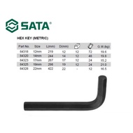 SATA BLACK PLATED HEX KEY / 12MM 14MM 17MM 22MM 27MM / ALLEN KEY / L SHAPE HEX KEY / MM 84318 84320 
