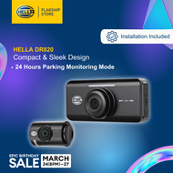 HELLA DR 820 Dash Camera | German 2CH Front/Back Camera FHD 1080P | Include Installation 32GB SD card 18-month Warranty