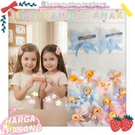 (1 PAIR) CUTE CHILDREN'S HAIR CLIPS CUTE POT MOTIF CHILDREN'S HAIR CLIPS CHILDREN'S ACCESSORIES/S HA