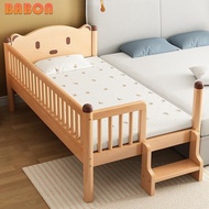 Multi-Function Baby Bed Seamless Children Bed Splicing Together Kids Bed Frame Thickening Bed Extens