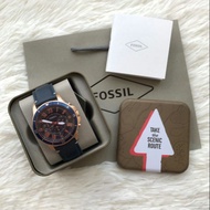 Fossil Original FS5237 GRANT SPORT CHRONOGRAPH BLUE LEATHER WATCH