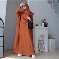 NAQA Abaya   Gamis  Umroh  Set Kerudung